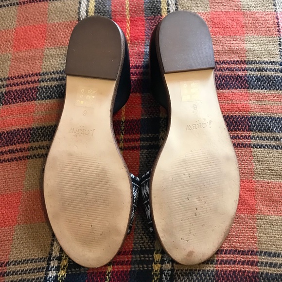J.Crew Factory Morgan Peep-Toe Flats EUC - Picture 5 of 7